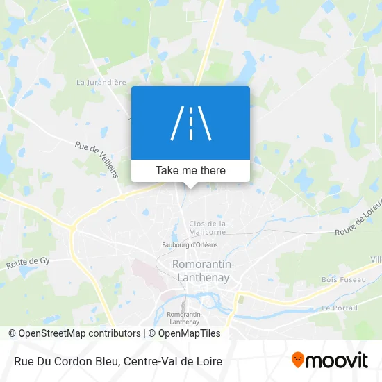 Rue Du Cordon Bleu map