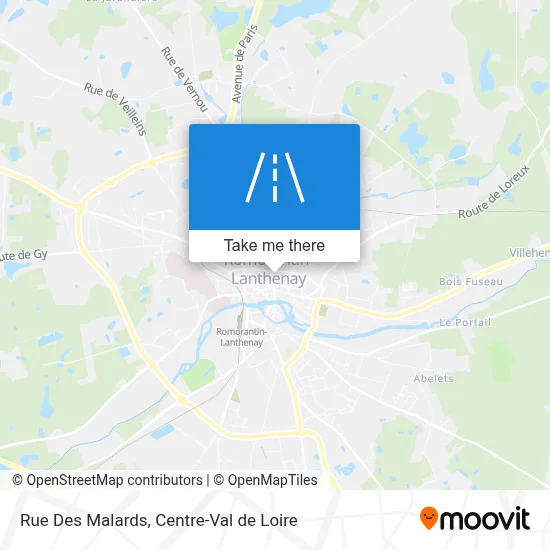 Rue Des Malards map