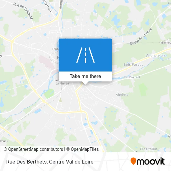Rue Des Berthets map