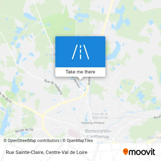 Rue Sainte-Claire map