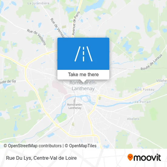 Rue Du Lys map