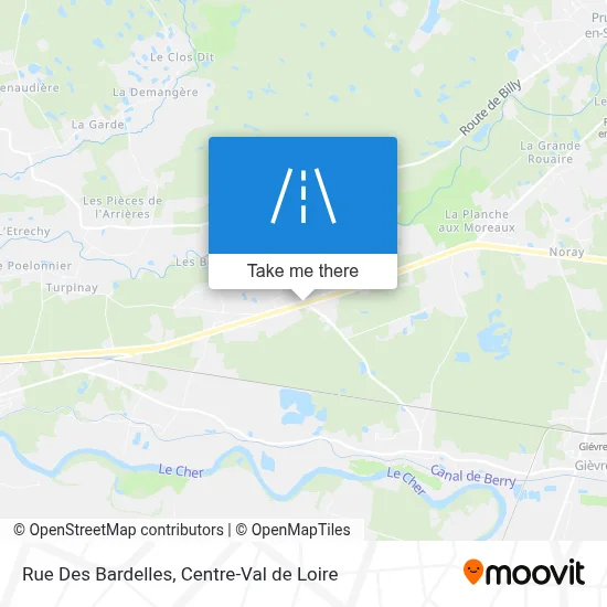 Rue Des Bardelles map