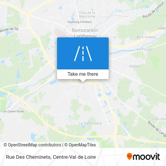 Rue Des Cheminets map