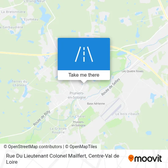 Rue Du Lieutenant Colonel Mailfert map