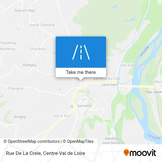 Rue De La Crele map