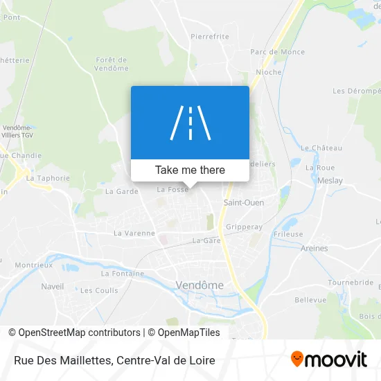 Rue Des Maillettes map