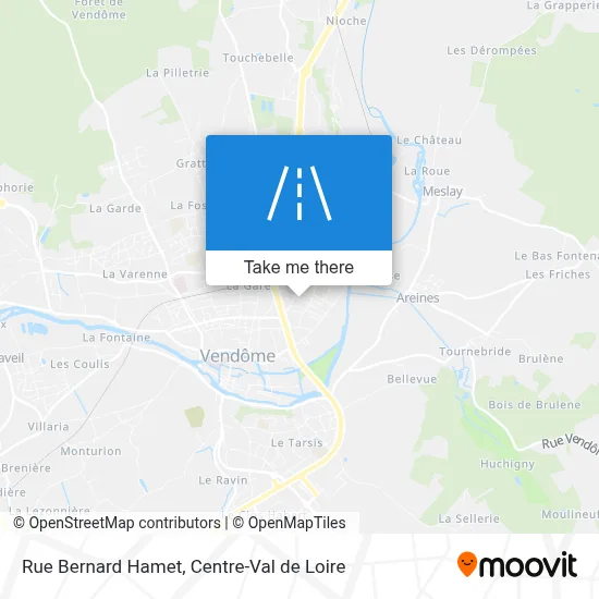 Rue Bernard Hamet map