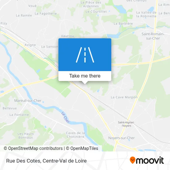 Rue Des Cotes map