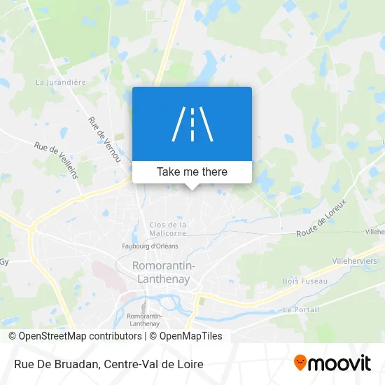 Rue De Bruadan map
