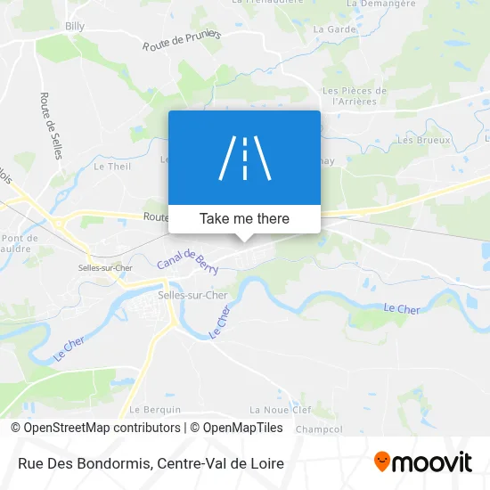 Rue Des Bondormis map