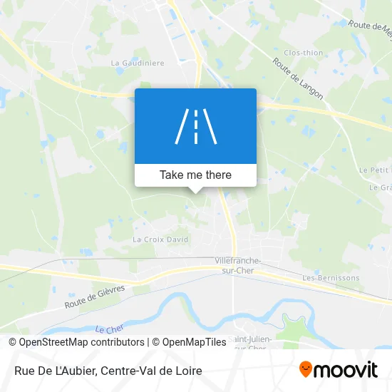 Rue De L'Aubier map