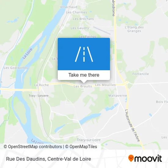 Rue Des Daudins map