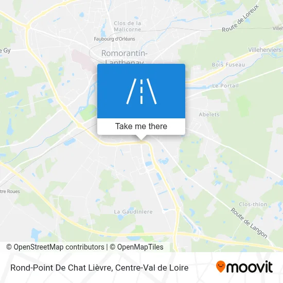 Rond-Point De Chat Lièvre map
