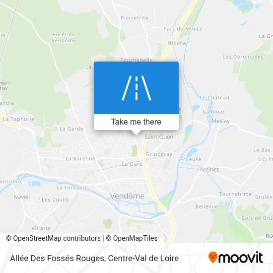 Allée Des Fossés Rouges map