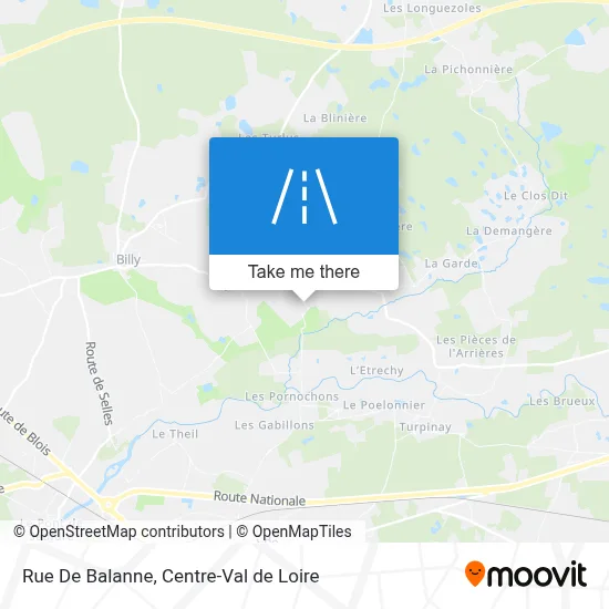 Rue De Balanne map