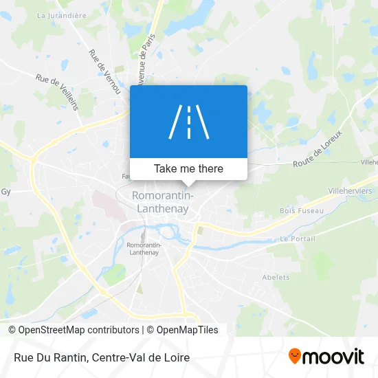 Rue Du Rantin map