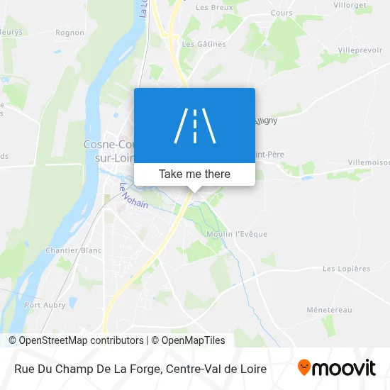 Rue Du Champ De La Forge map