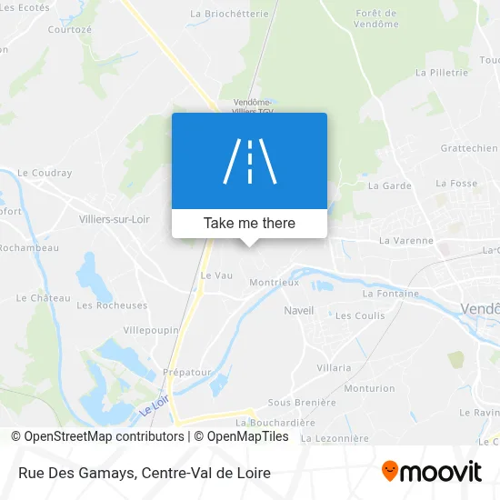 Rue Des Gamays map