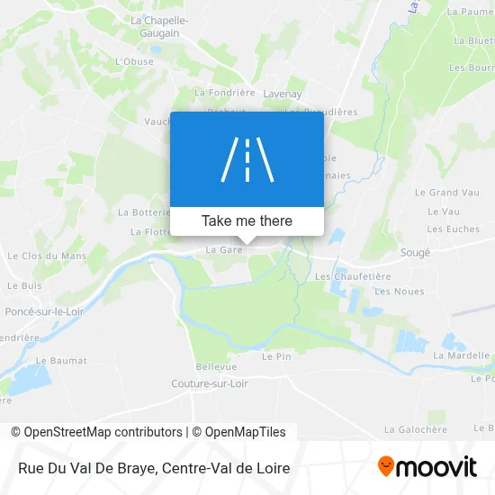 Rue Du Val De Braye map