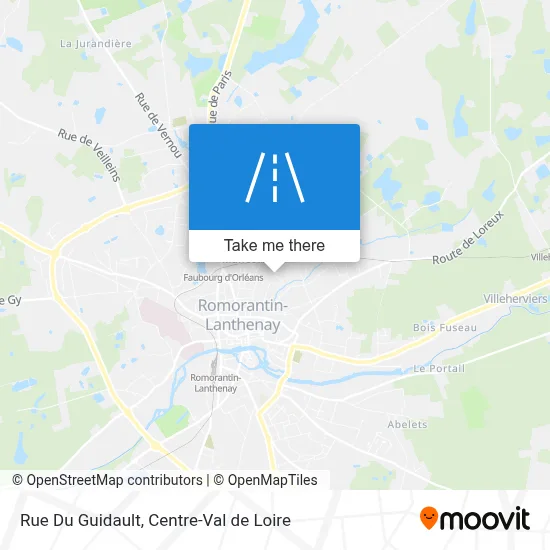 Rue Du Guidault map