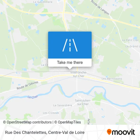 Rue Des Chantelettes map