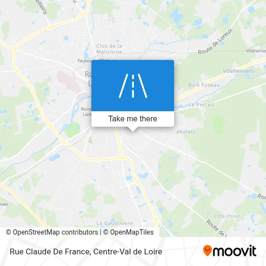 Rue Claude De France map
