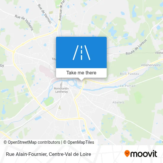 Rue Alain-Fournier map
