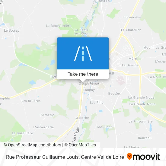 Rue Professeur Guillaume Louis map