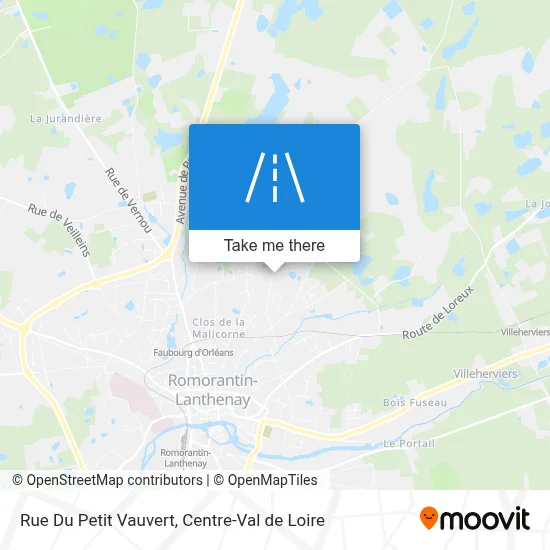 Rue Du Petit Vauvert map