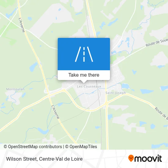 Rue Wilson map