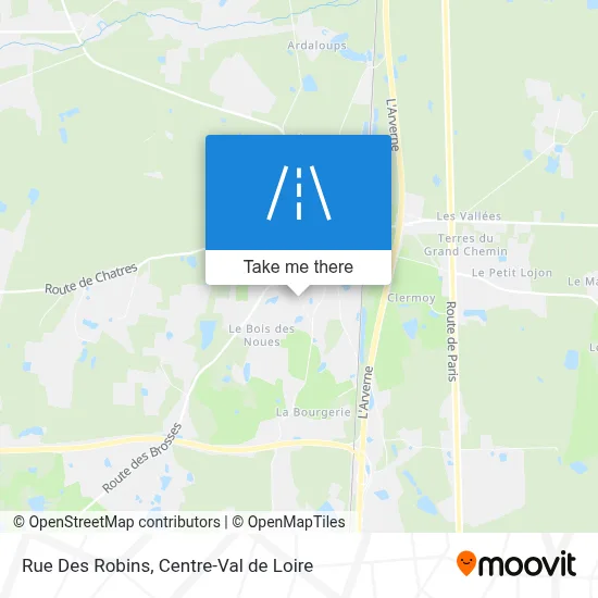 Rue Des Robins map