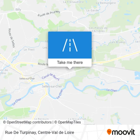 Rue De Turpinay map