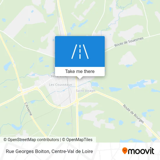 Rue Georges Boiton map