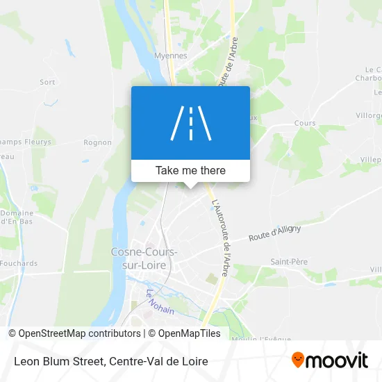 Rue Leon Blum map