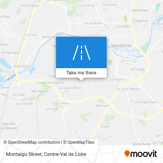 Rue De Montaigu map