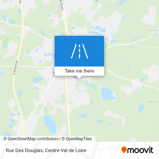 Rue Des Douglas map