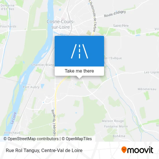 Rue Rol Tanguy map
