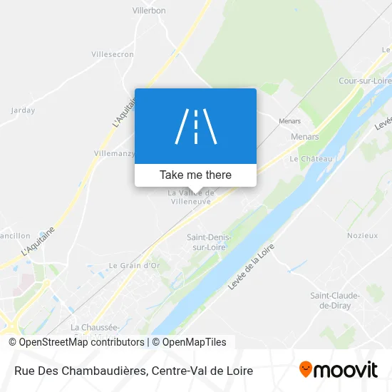 Rue Des Chambaudières map