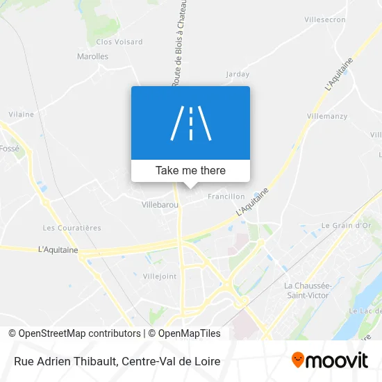 Rue Adrien Thibault map