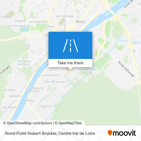 Rond-Point Hubert Brucker map