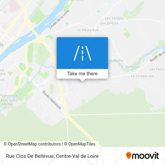 Rue Clos De Bellevue map