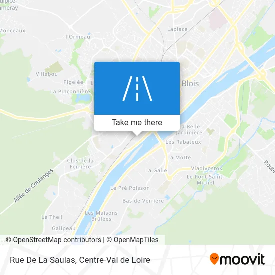 Rue De La Saulas map