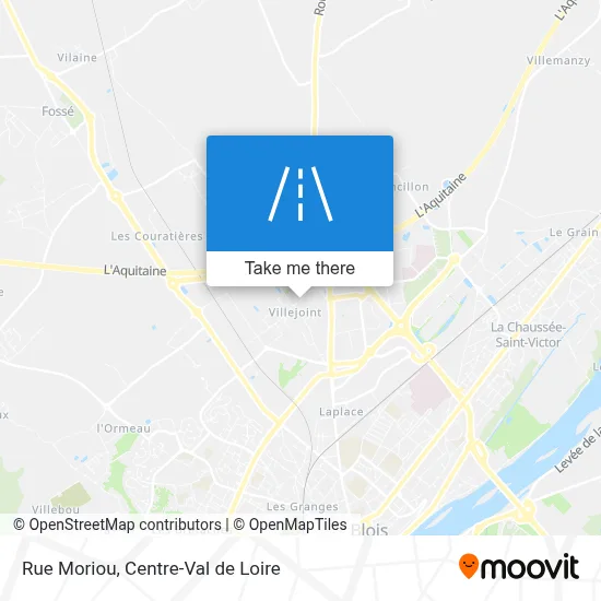 Rue Moriou map