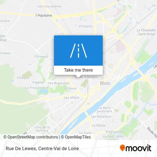 Rue De Lewes map