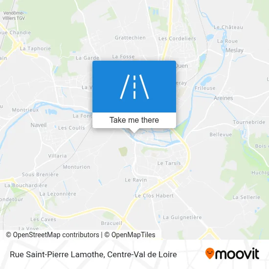 Rue Saint-Pierre Lamothe map