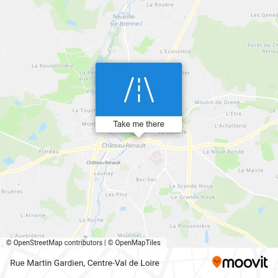 Rue Martin Gardien map