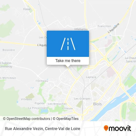 Rue Alexandre Vezin map