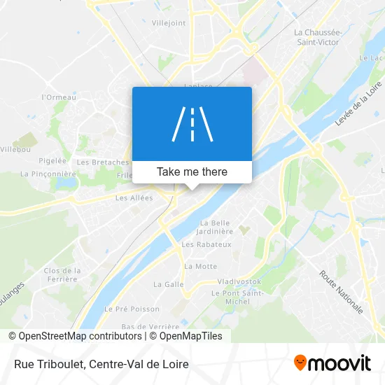 Rue Triboulet map