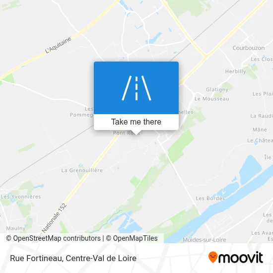 Rue Fortineau map