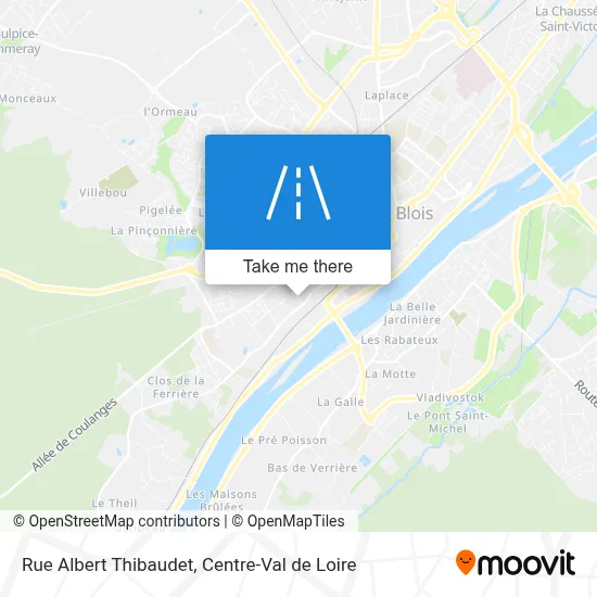 Rue Albert Thibaudet map